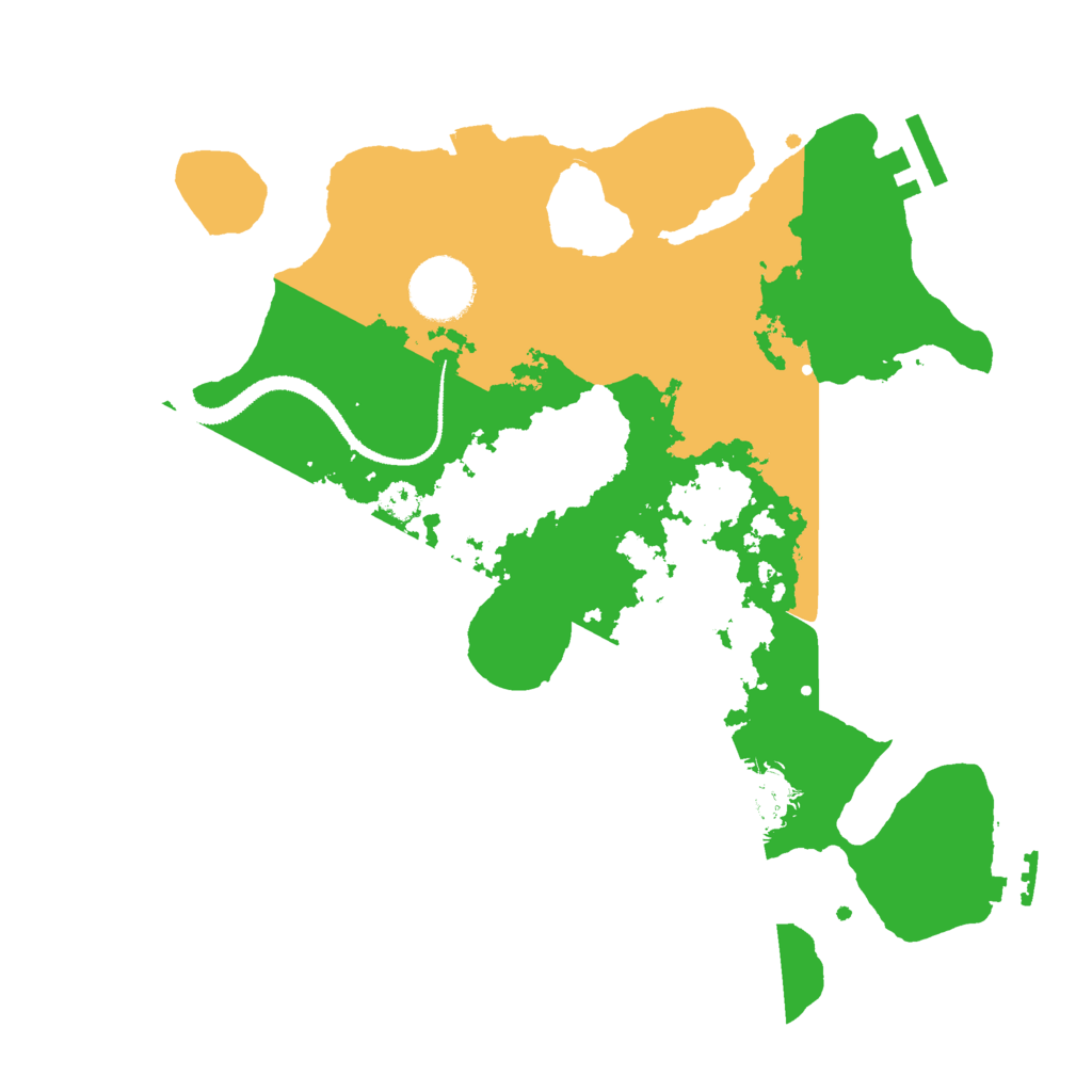 Biome Rust Map: Procedural Map, Size: 3000, Seed: 19154