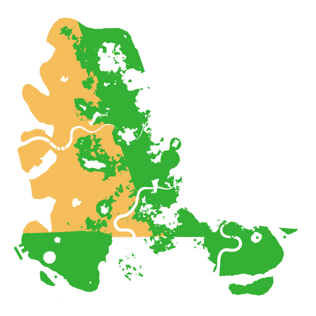 Biome Rust Map: Procedural Map, Size: 4500, Seed: 592141050