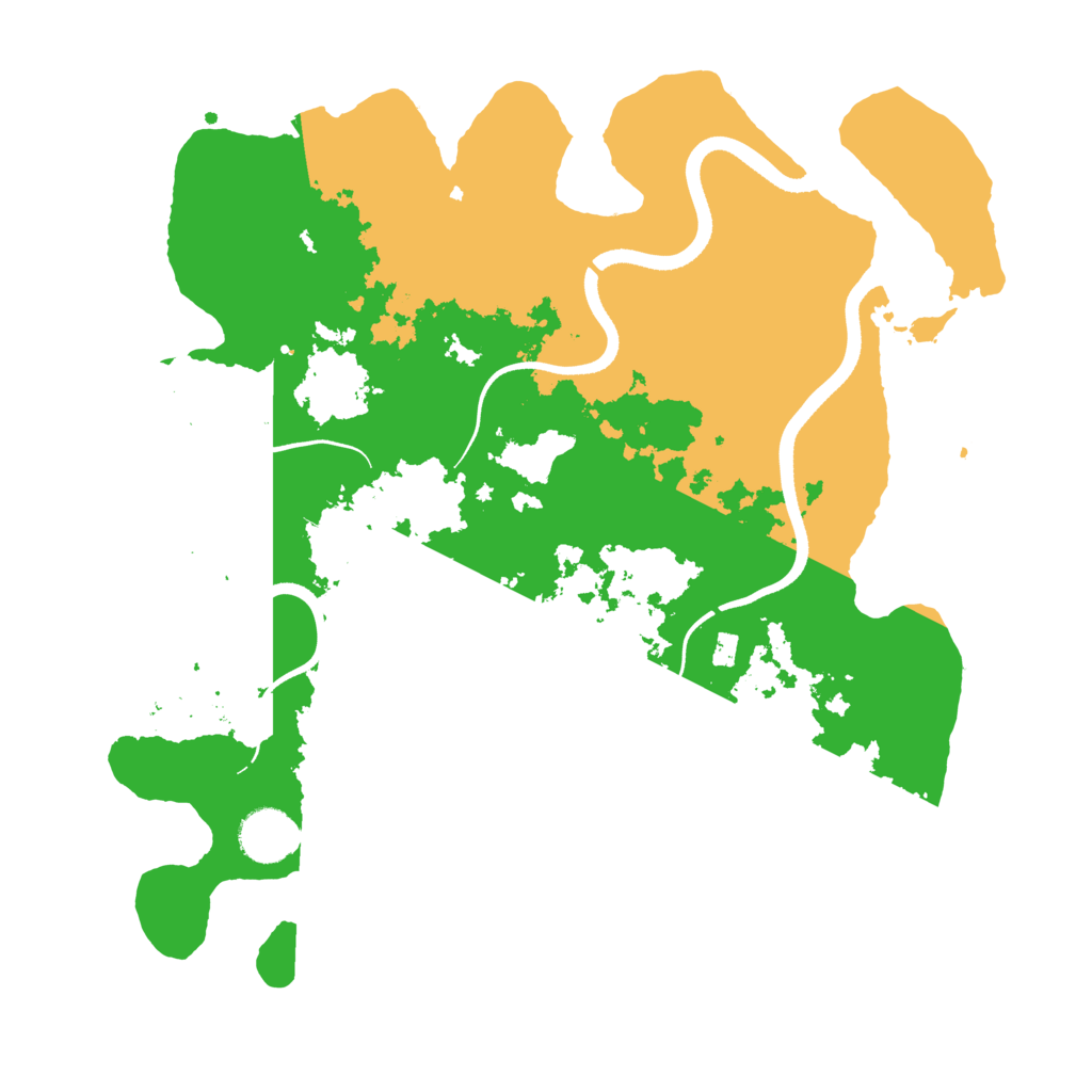 Biome Rust Map: Procedural Map, Size: 3500, Seed: 587939677