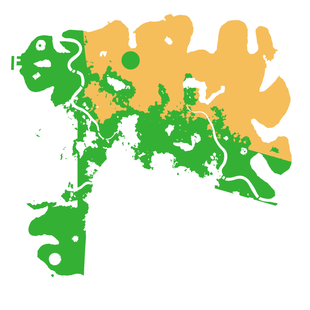 Biome Rust Map: Procedural Map, Size: 4500, Seed: 1049100798