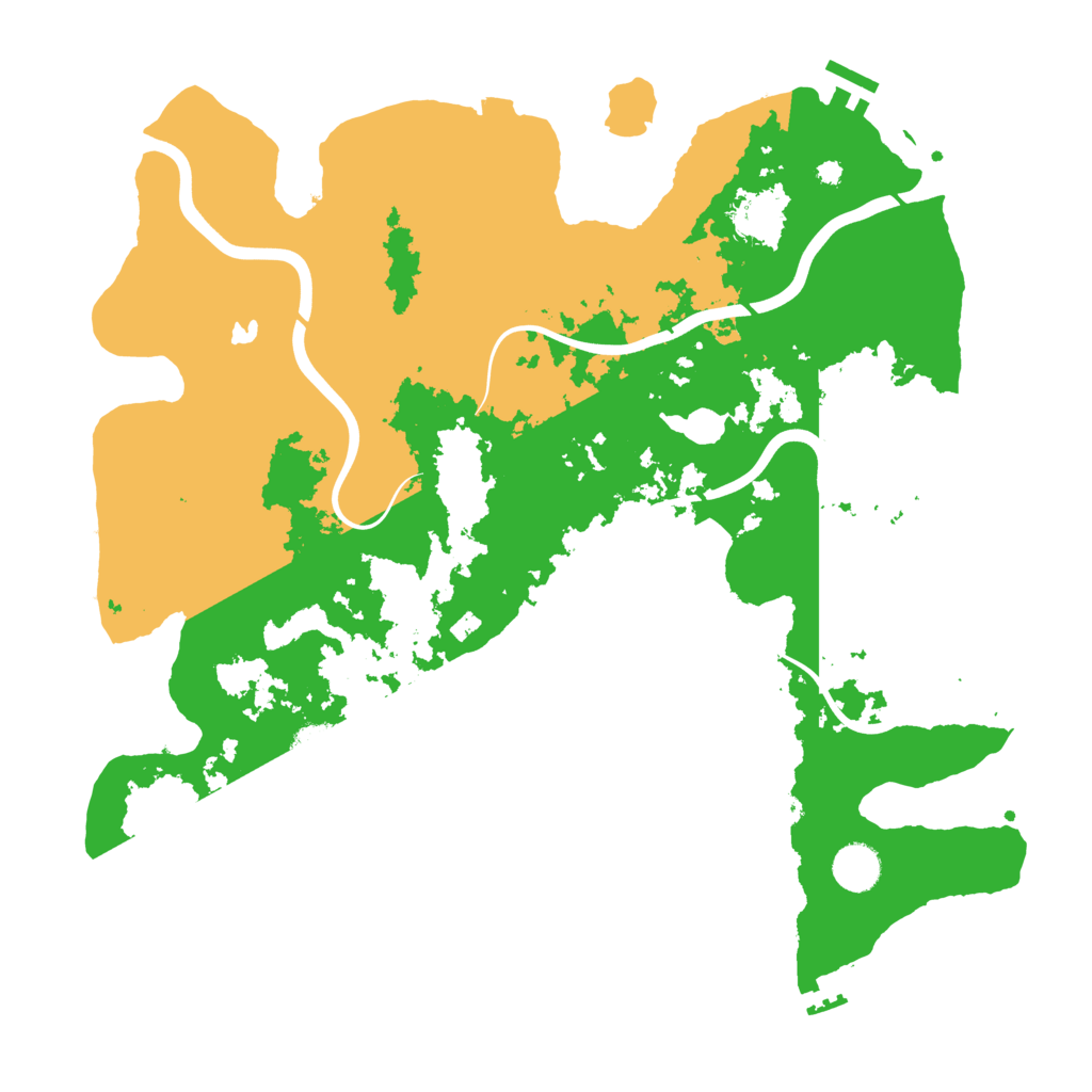 Biome Rust Map: Procedural Map, Size: 4000, Seed: 1983613727