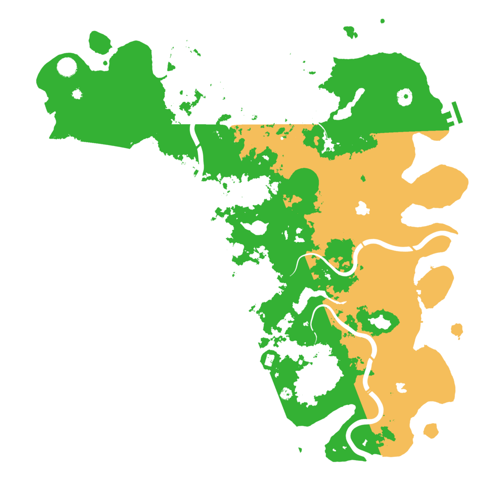 Biome Rust Map: Procedural Map, Size: 4500, Seed: 1920682928