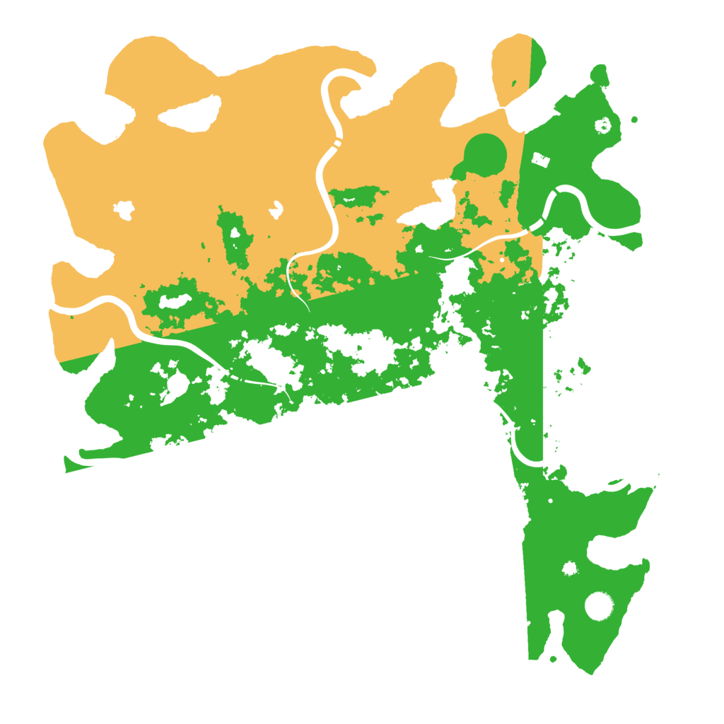 Biome Rust Map: Procedural Map, Size: 4500, Seed: 650426162