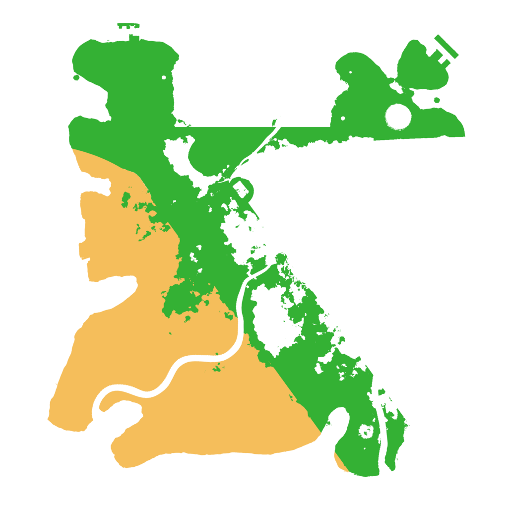 Biome Rust Map: Procedural Map, Size: 3500, Seed: 672793626