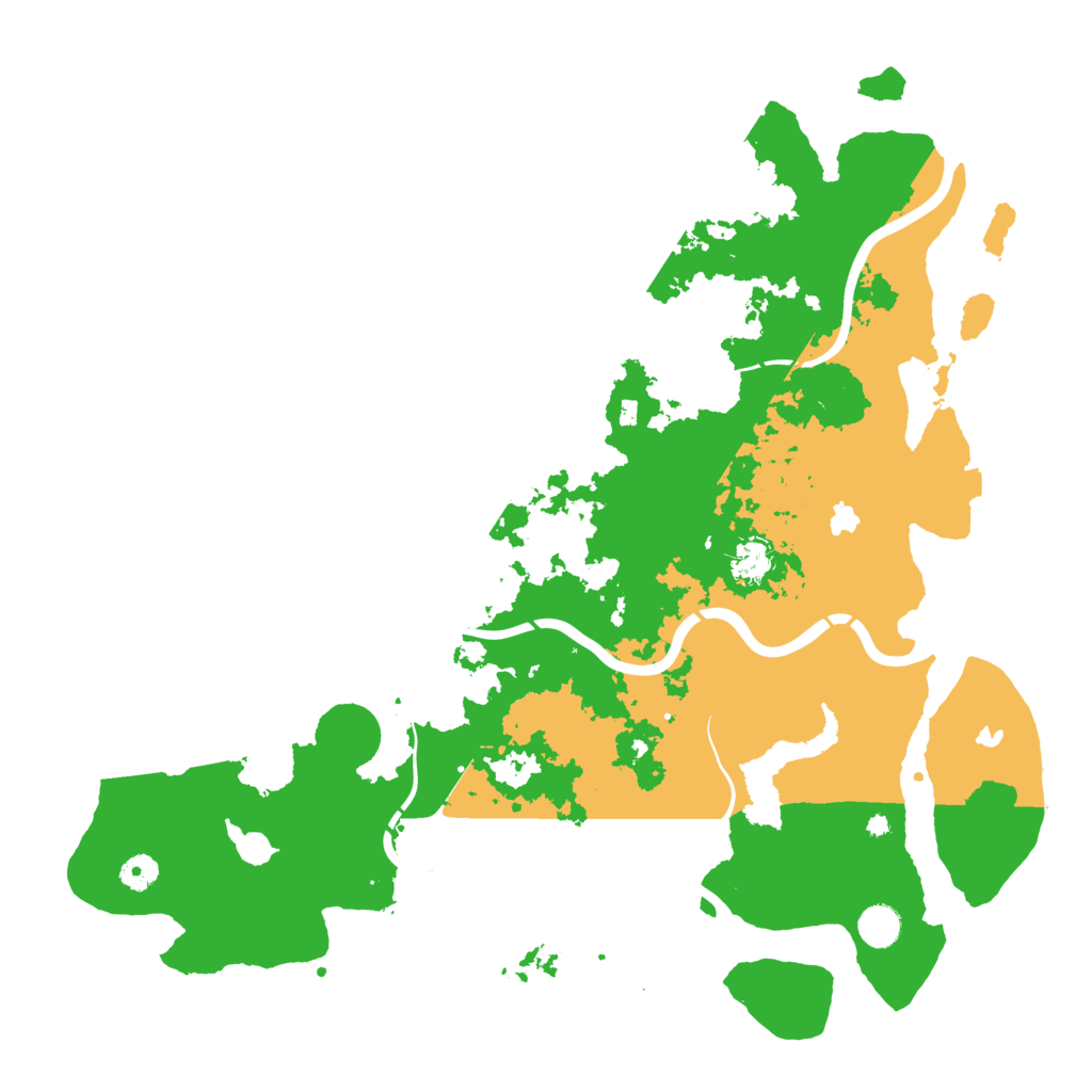 Biome Rust Map: Procedural Map, Size: 4500, Seed: 13263952