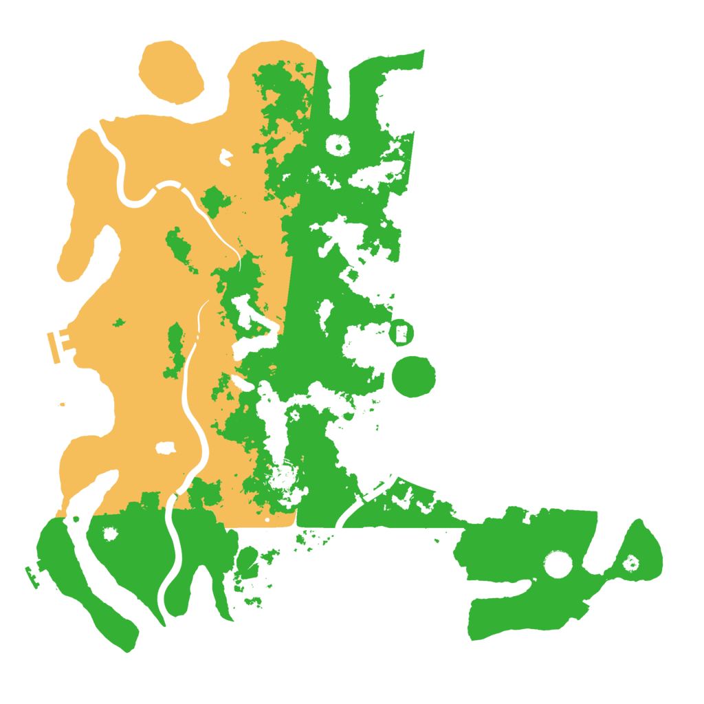 Biome Rust Map: Procedural Map, Size: 4500, Seed: 722281764