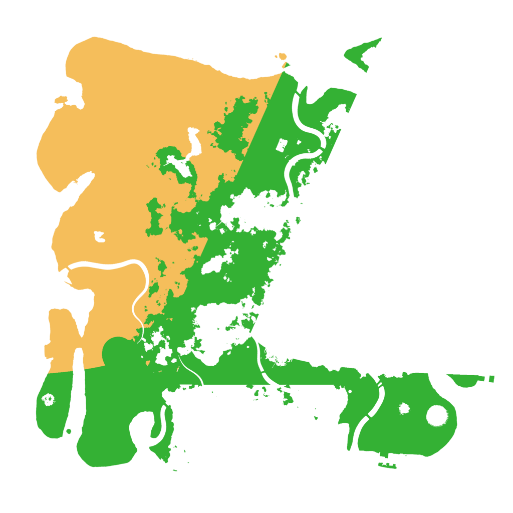 Biome Rust Map: Procedural Map, Size: 4250, Seed: 1397474170