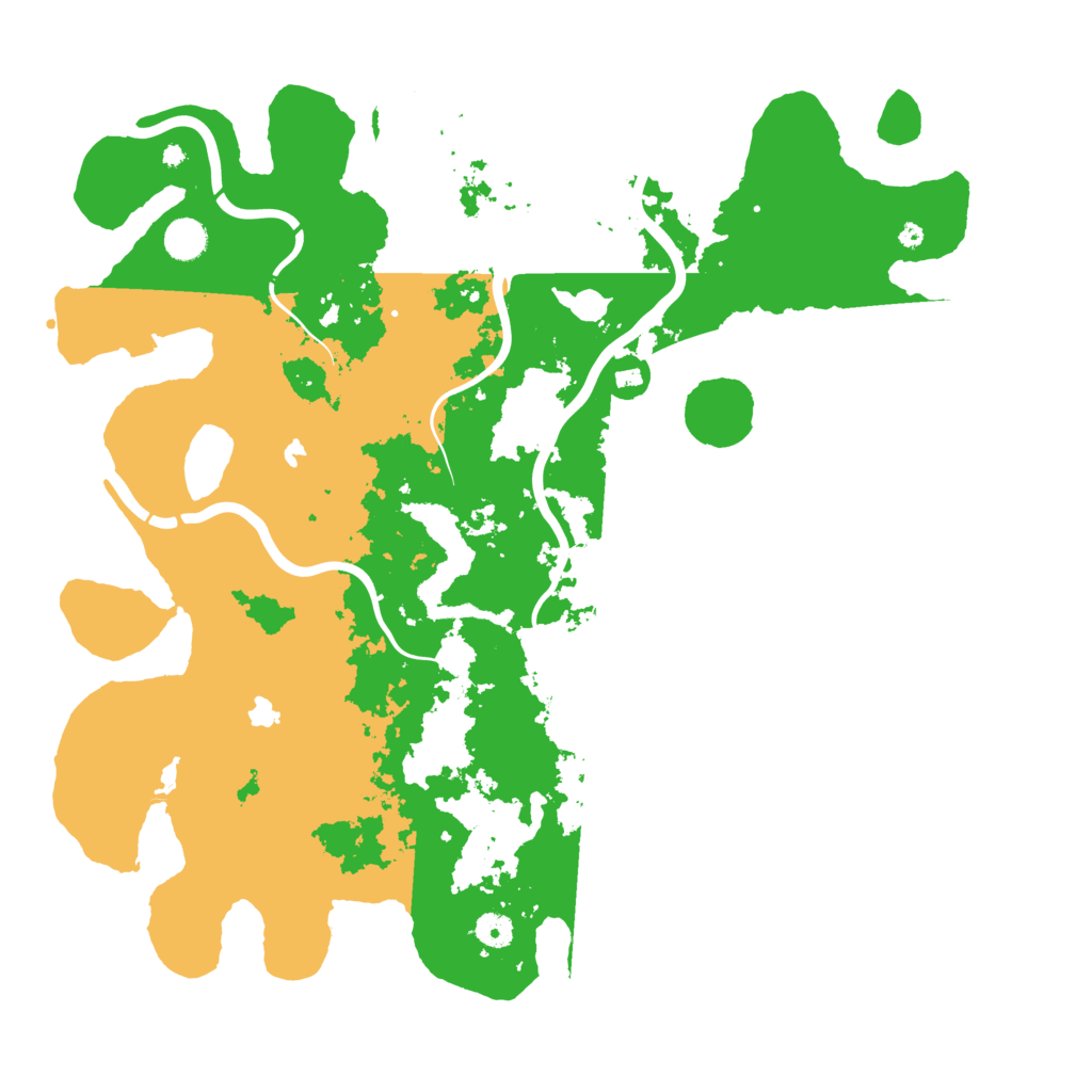 Biome Rust Map: Procedural Map, Size: 4500, Seed: 874140841