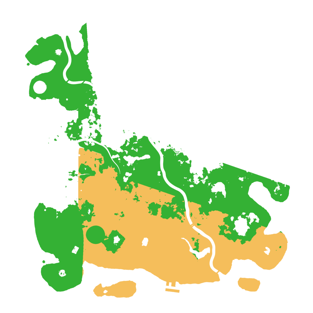 Biome Rust Map: Procedural Map, Size: 4500, Seed: 1262075