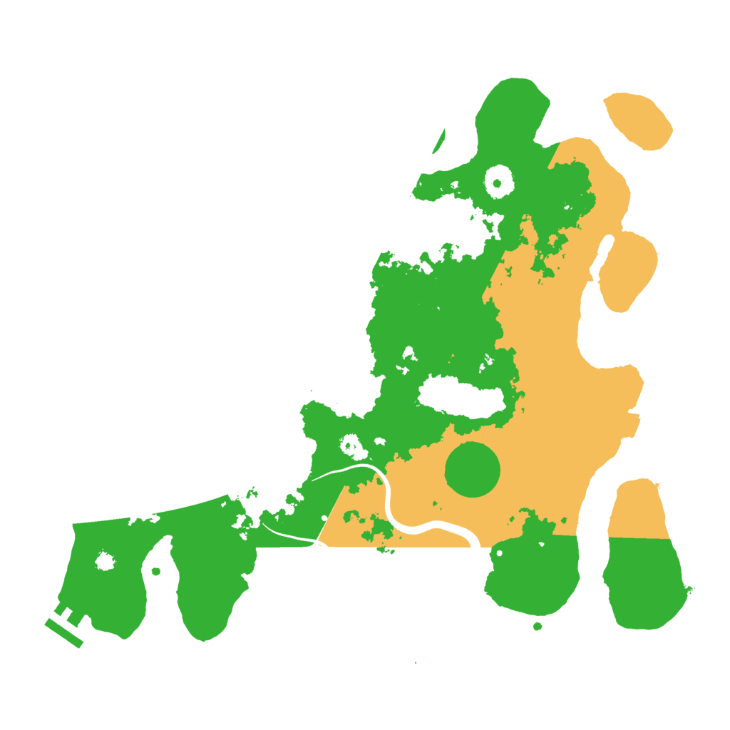 Biome Rust Map: Procedural Map, Size: 3500, Seed: 681902222