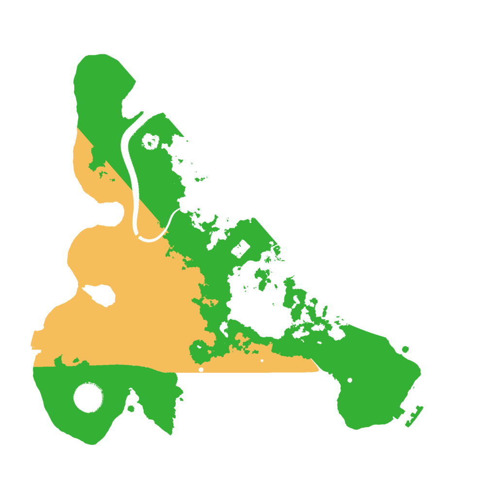 Biome Rust Map: Procedural Map, Size: 3000, Seed: 373925154