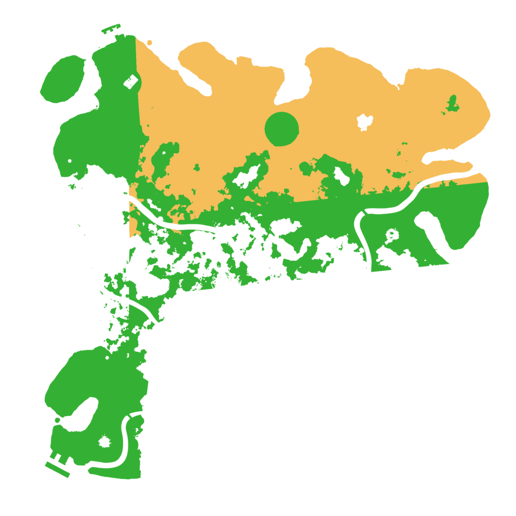 Biome Rust Map: Procedural Map, Size: 4000, Seed: 343809815