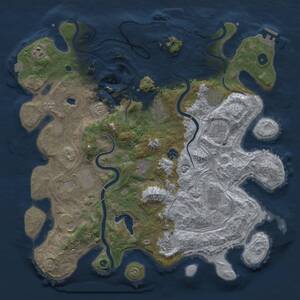 Thumbnail Rust Map: Procedural Map, Size: 4250, Seed: 640470528, 17 Monuments