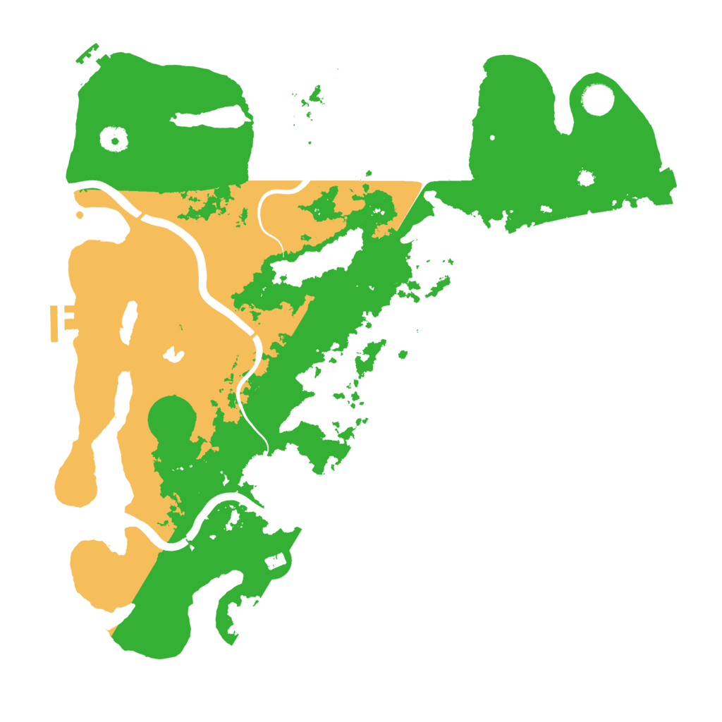 Biome Rust Map: Procedural Map, Size: 4000, Seed: 1883