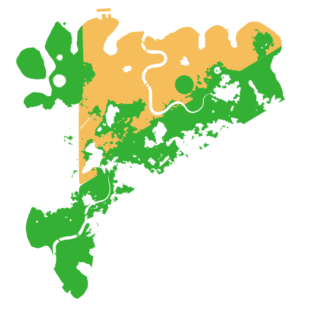 Biome Rust Map: Procedural Map, Size: 4500, Seed: 232400750