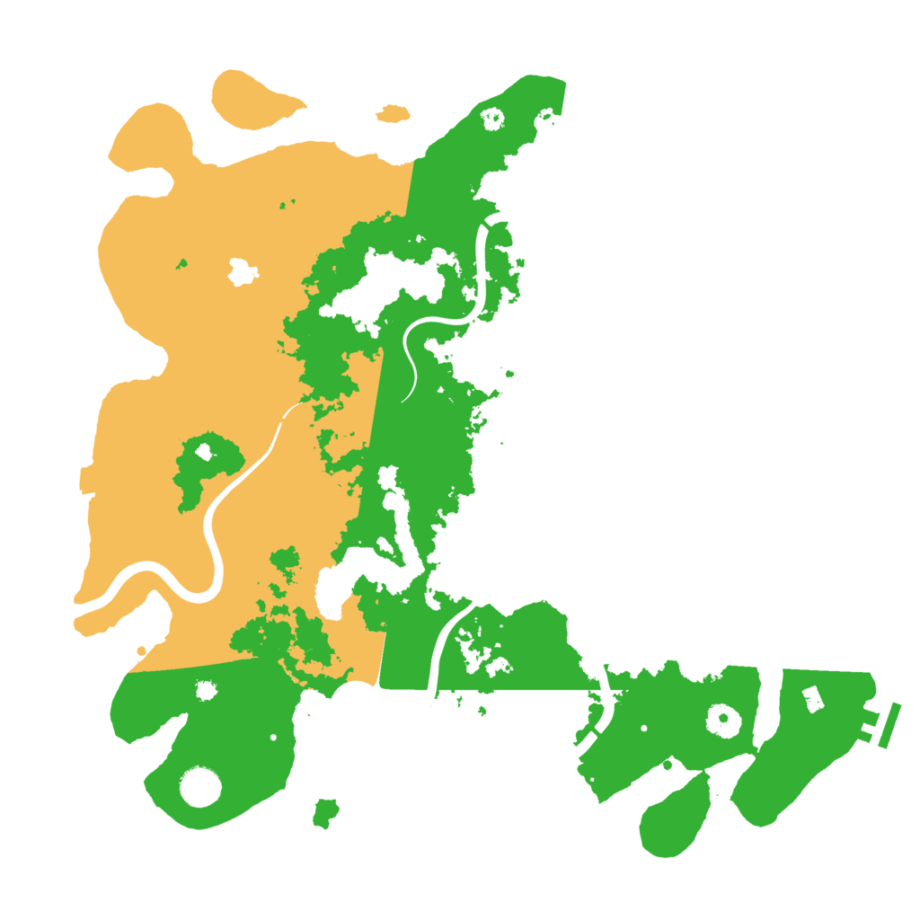 Biome Rust Map: Procedural Map, Size: 4000, Seed: 1343438575