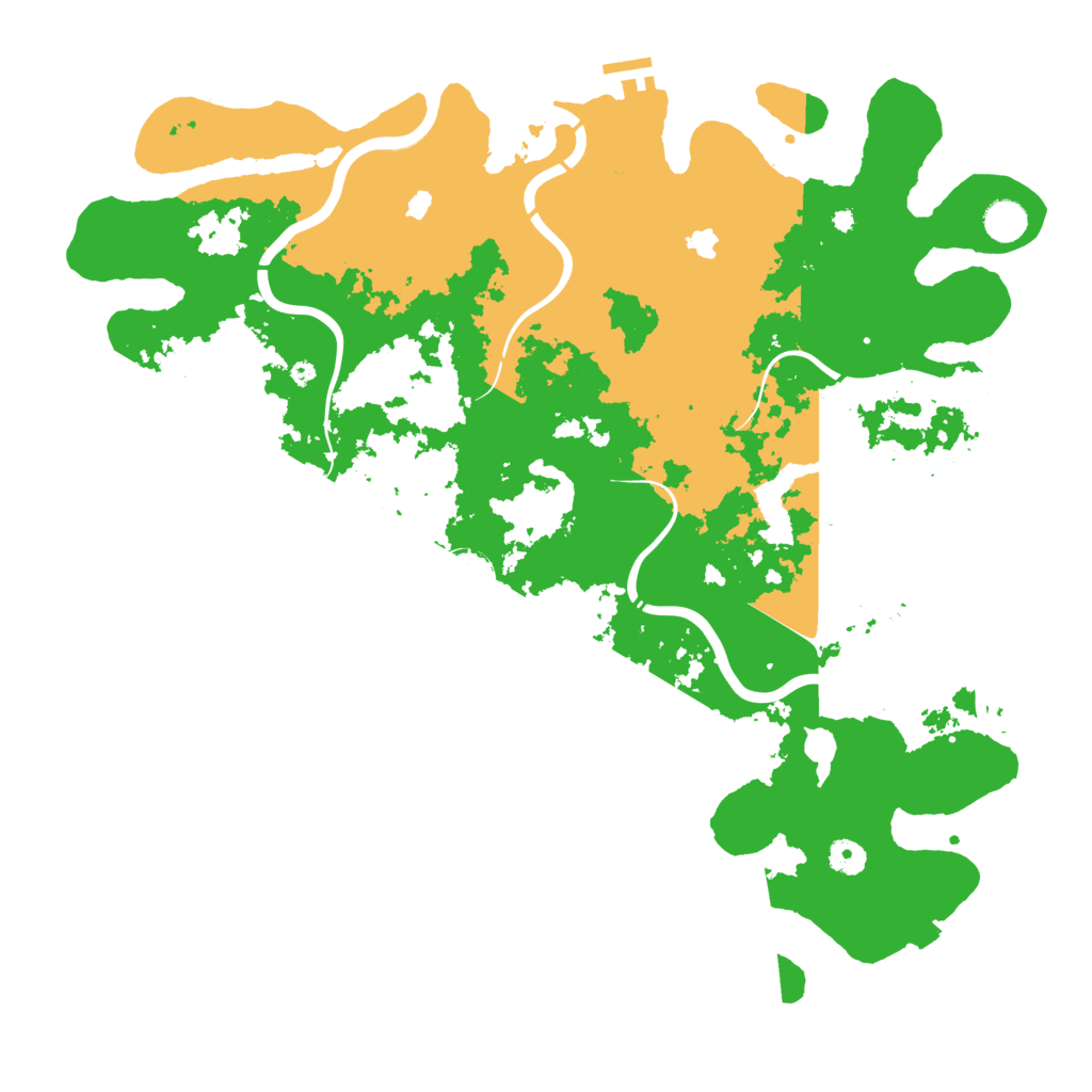 Biome Rust Map: Procedural Map, Size: 4500, Seed: 20250704