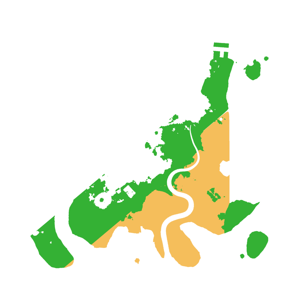 Biome Rust Map: Procedural Map, Size: 2800, Seed: 1982628820