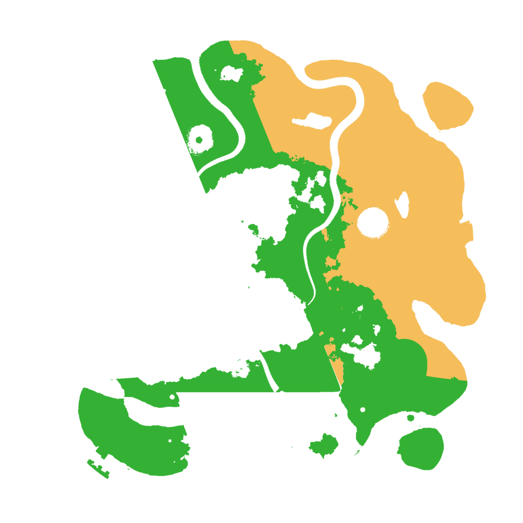 Biome Rust Map: Procedural Map, Size: 3000, Seed: 1122689816