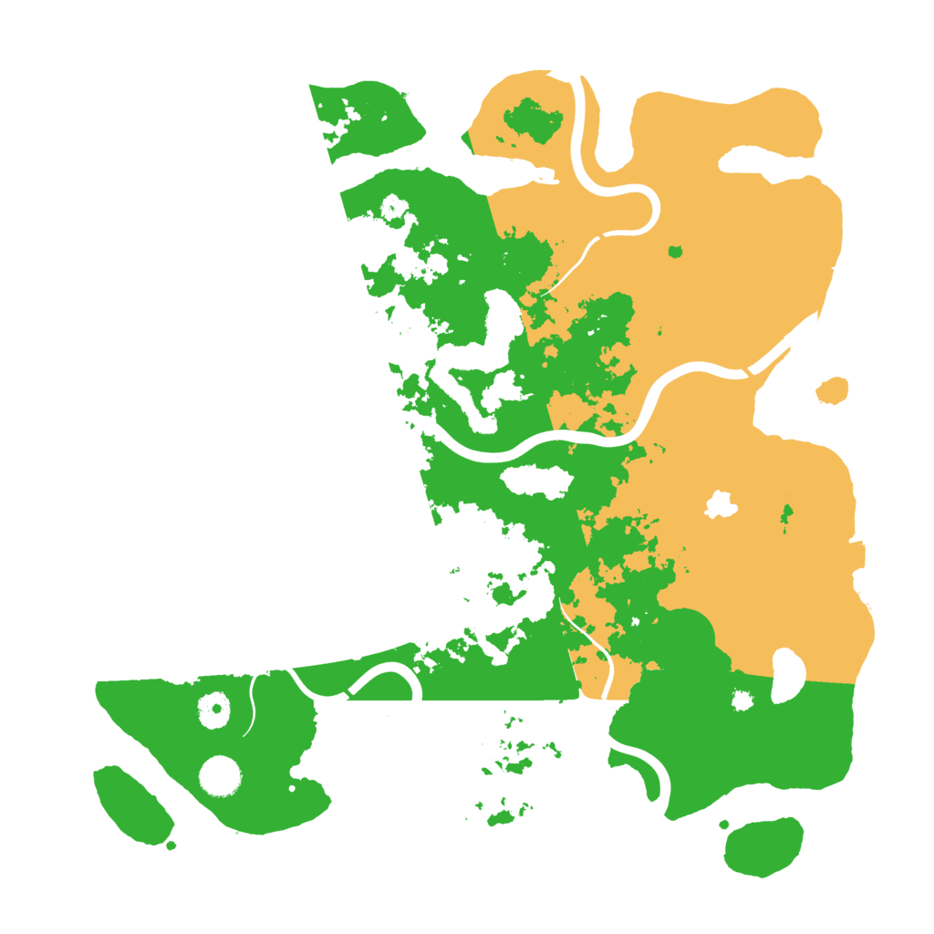 Biome Rust Map: Procedural Map, Size: 4000, Seed: 12202