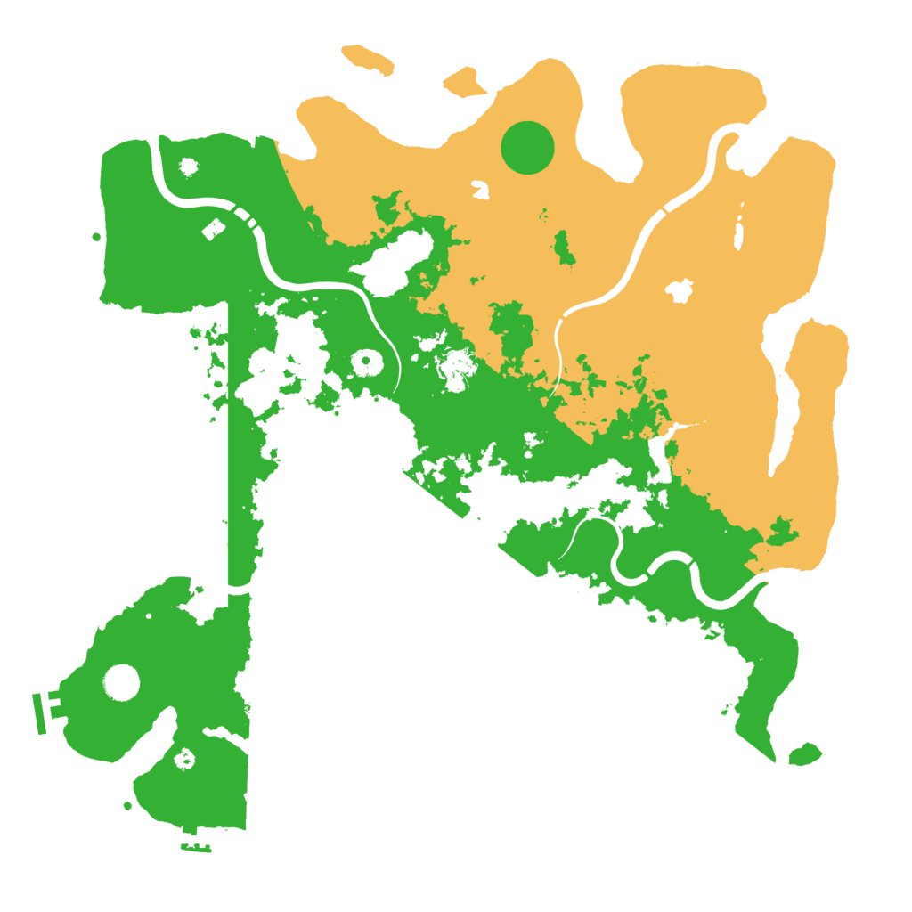 Biome Rust Map: Procedural Map, Size: 4500, Seed: 1034310368