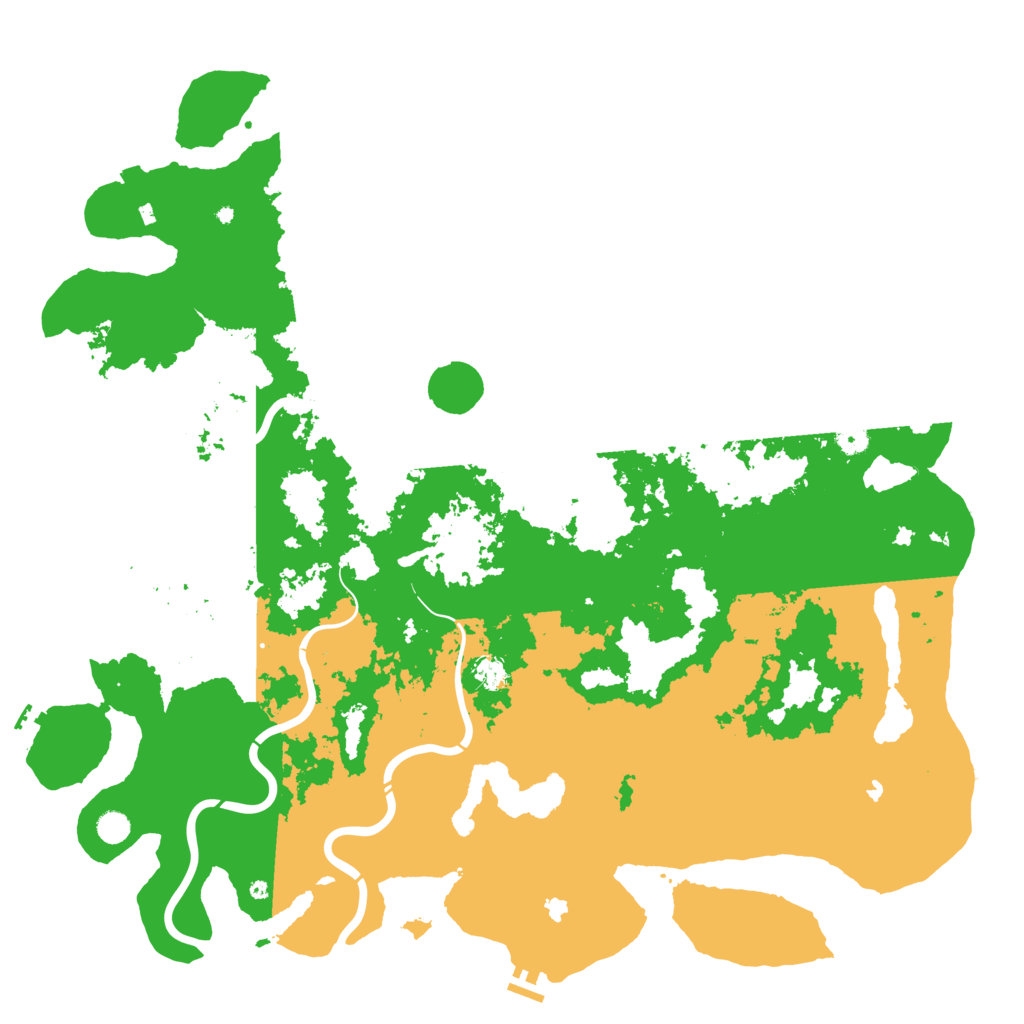 Biome Rust Map: Procedural Map, Size: 5500, Seed: 1992748533