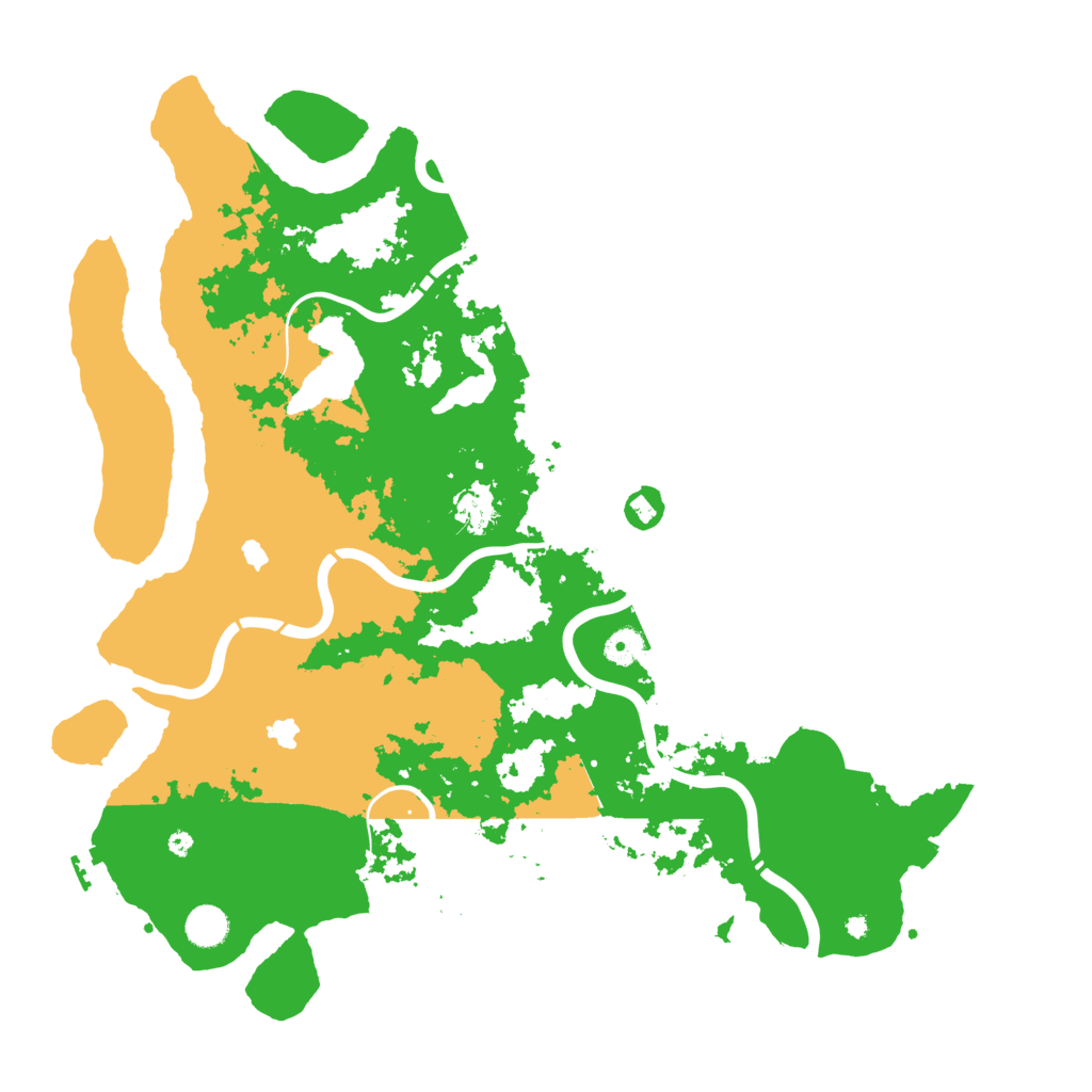 Biome Rust Map: Procedural Map, Size: 4500, Seed: 110290878