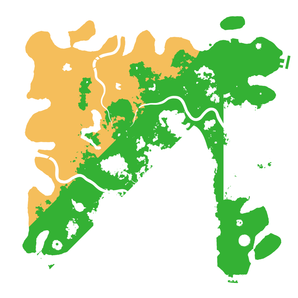 Biome Rust Map: Procedural Map, Size: 4500, Seed: 674445467