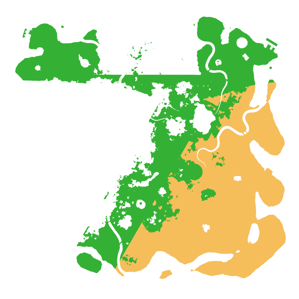 Biome Rust Map: Procedural Map, Size: 4836, Seed: 1778503903
