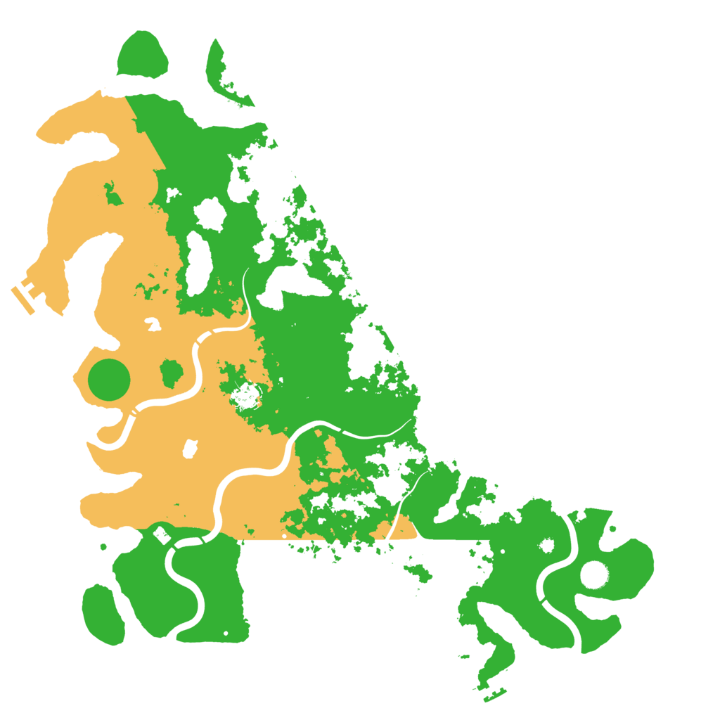 Biome Rust Map: Procedural Map, Size: 4500, Seed: 1407912803