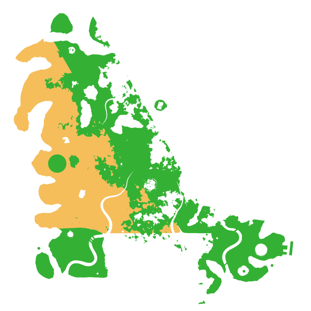 Biome Rust Map: Procedural Map, Size: 4500, Seed: 1407912803