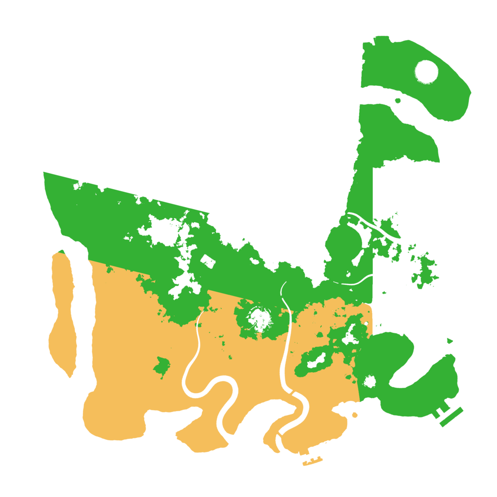 Biome Rust Map: Procedural Map, Size: 3750, Seed: 163359599
