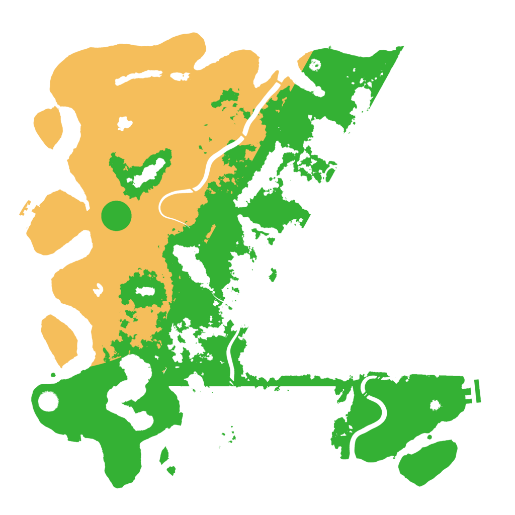 Biome Rust Map: Procedural Map, Size: 4500, Seed: 424000859