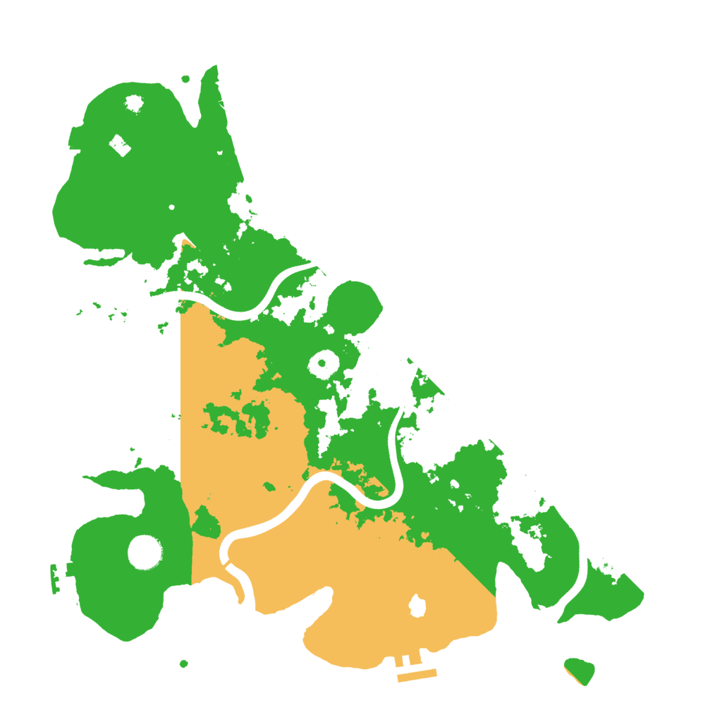 Biome Rust Map: Procedural Map, Size: 3700, Seed: 354908618