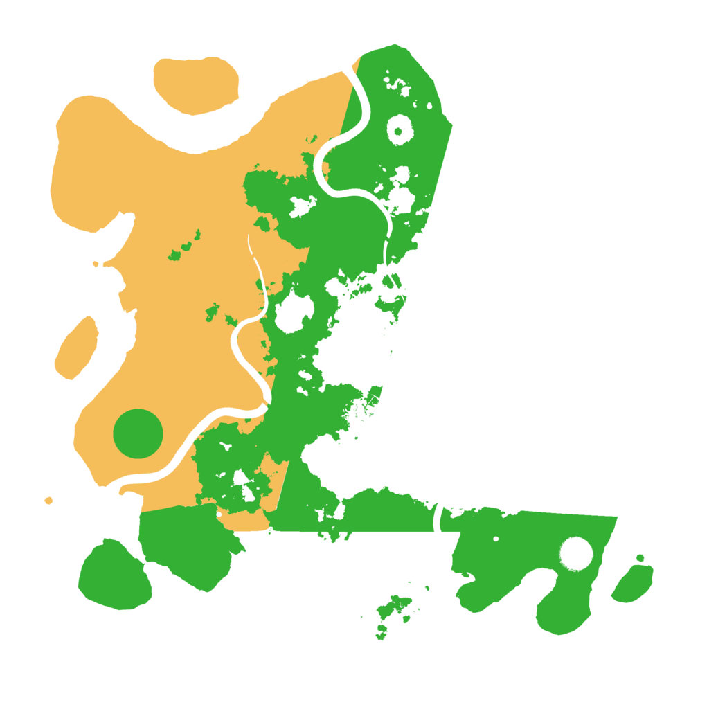 Biome Rust Map: Procedural Map, Size: 3750, Seed: 280023