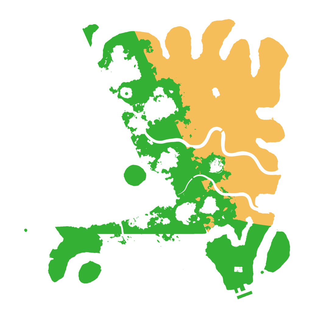 Biome Rust Map: Procedural Map, Size: 4000, Seed: 234607034