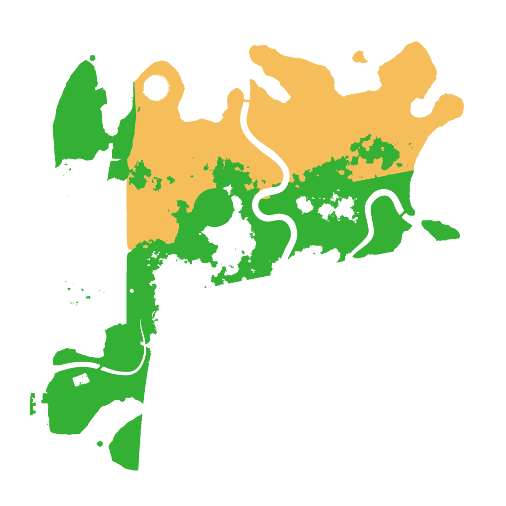 Biome Rust Map: Procedural Map, Size: 3500, Seed: 398625629