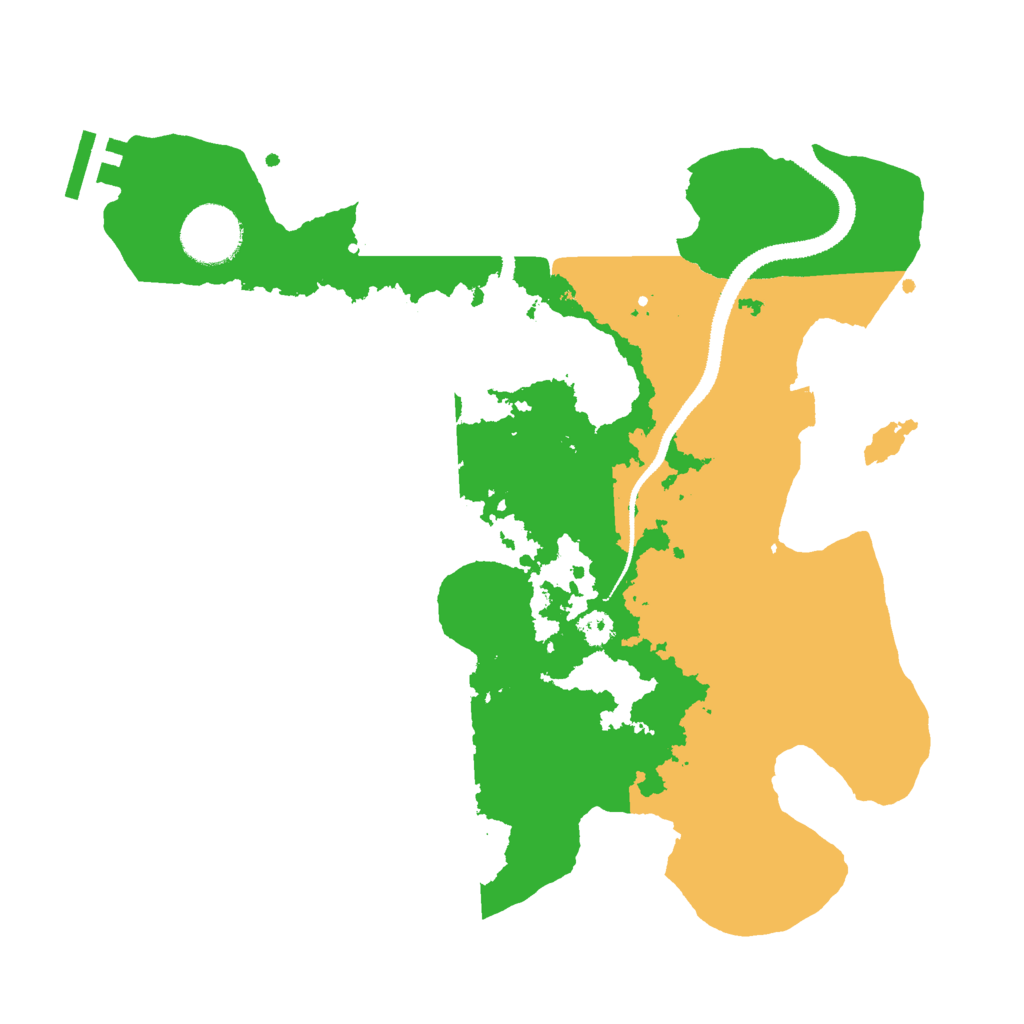 Biome Rust Map: Procedural Map, Size: 3000, Seed: 1030814188