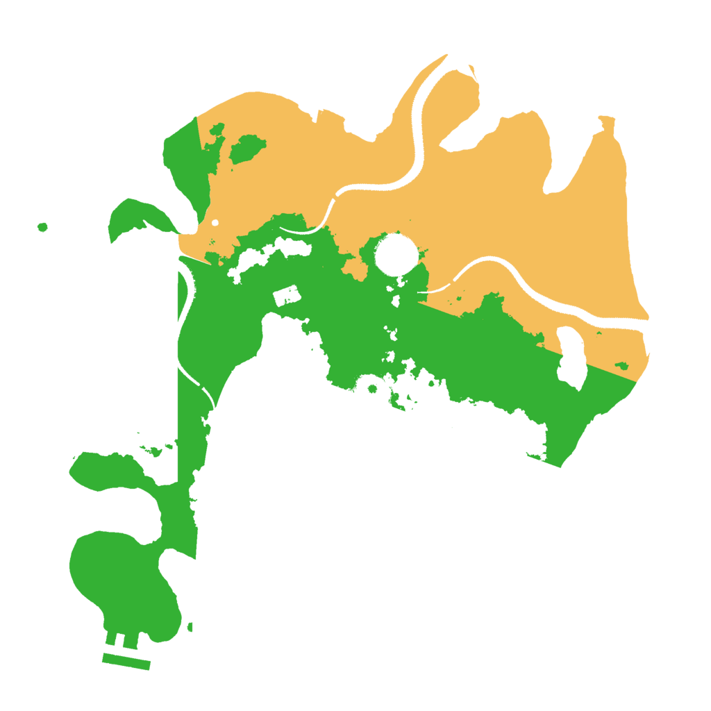 Biome Rust Map: Procedural Map, Size: 3000, Seed: 1453865022