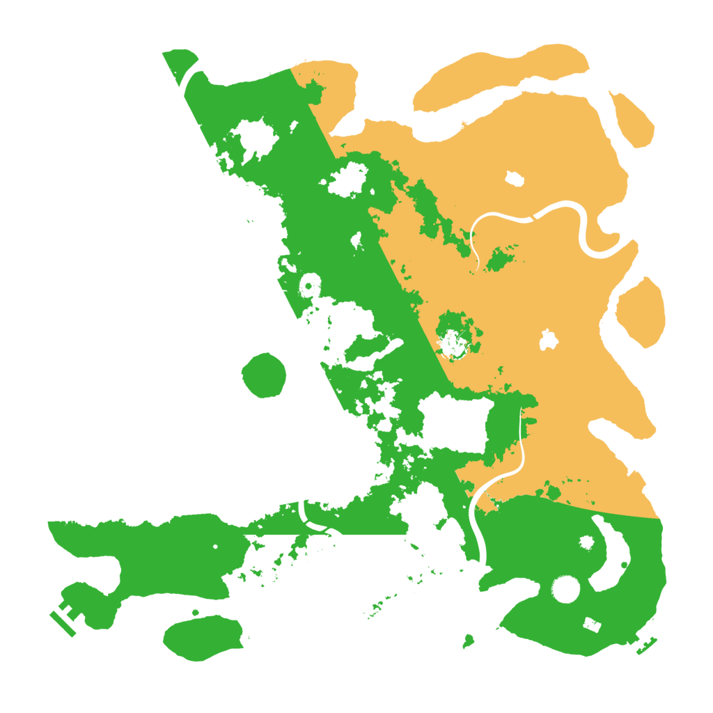Biome Rust Map: Procedural Map, Size: 4500, Seed: 24153
