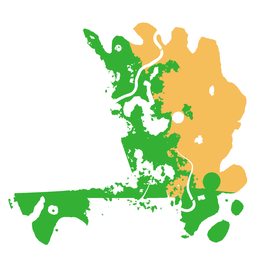 Biome Rust Map: Procedural Map, Size: 4000, Seed: 44433434