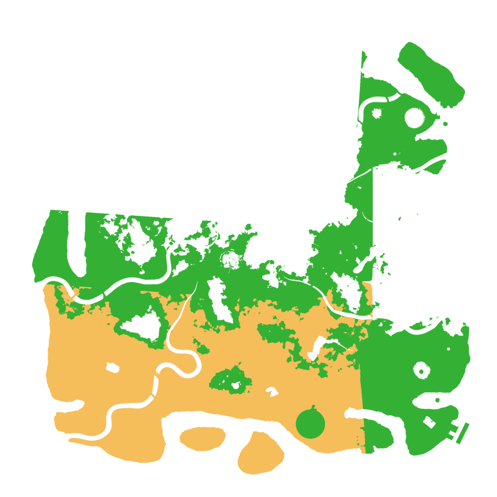 Biome Rust Map: Procedural Map, Size: 4500, Seed: 2143613468