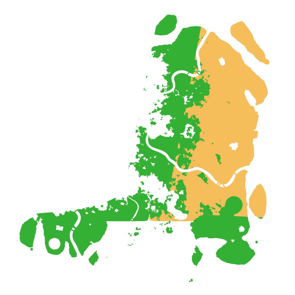 Biome Rust Map: Procedural Map, Size: 4500, Seed: 650197747