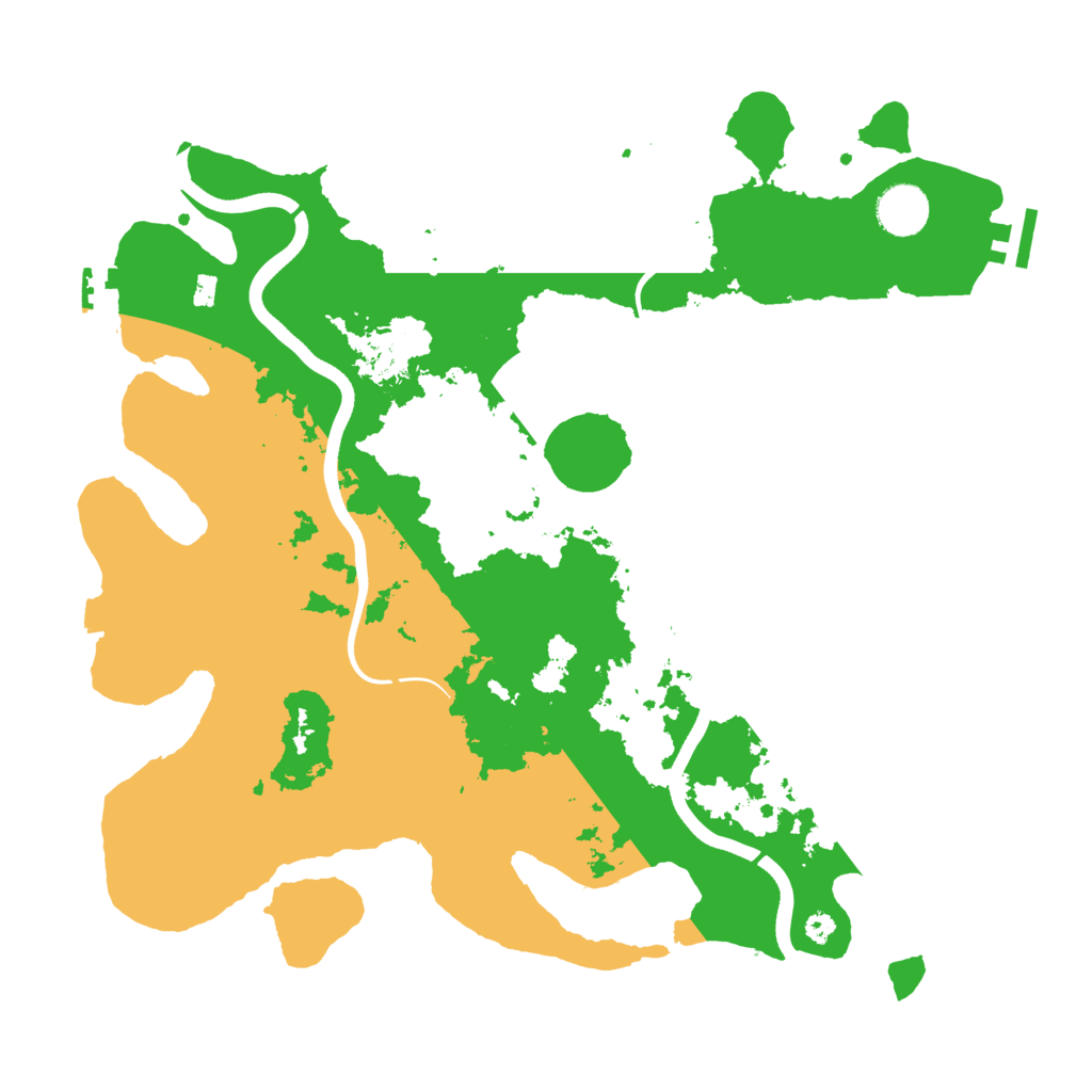 Biome Rust Map: Procedural Map, Size: 3700, Seed: 1173521351