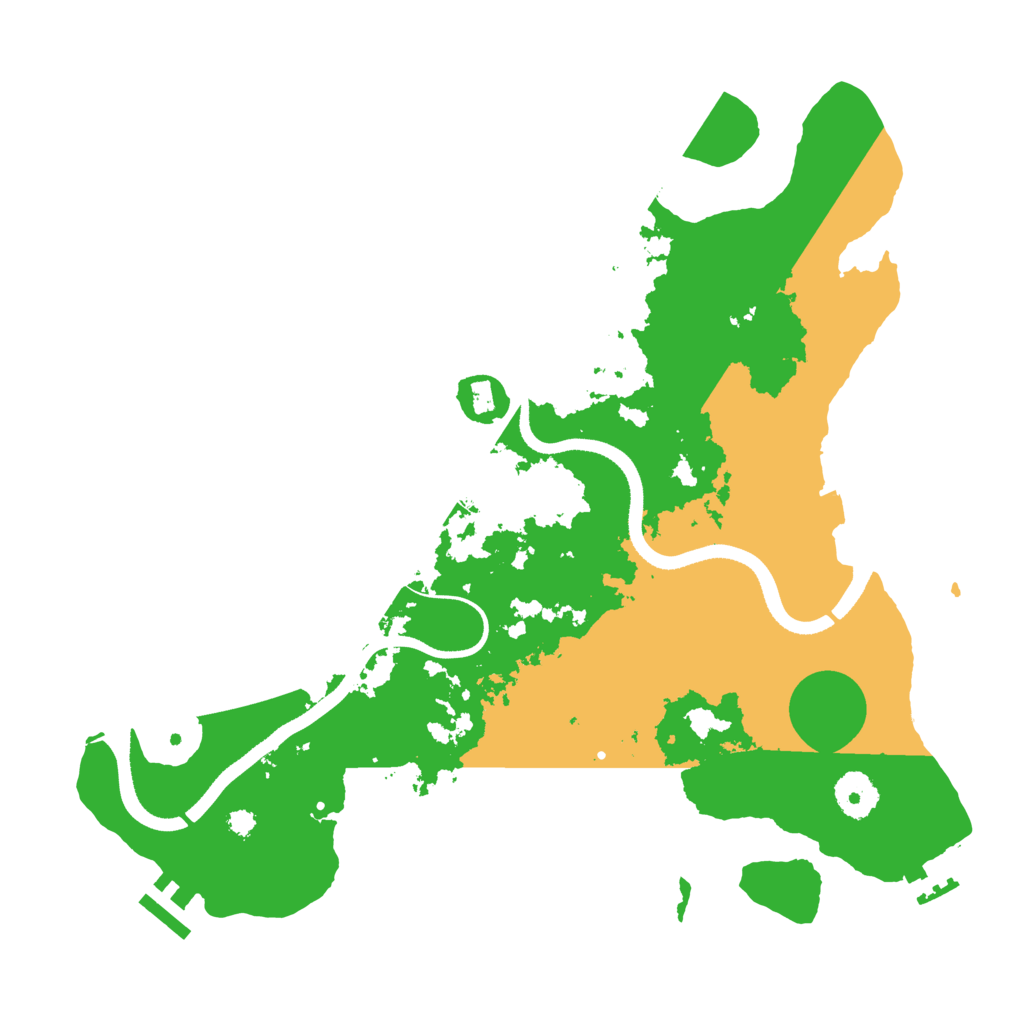 Biome Rust Map: Procedural Map, Size: 3500, Seed: 781626575