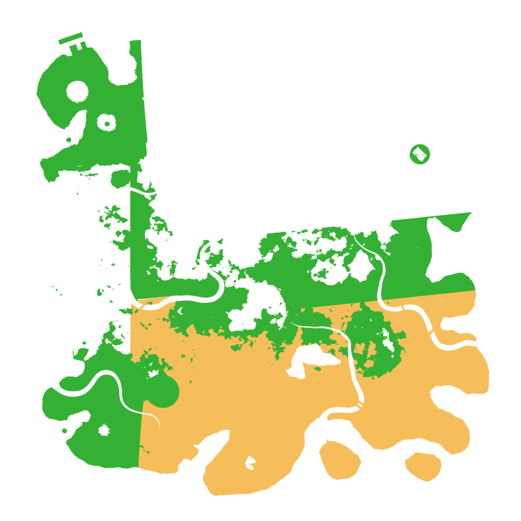 Biome Rust Map: Procedural Map, Size: 4250, Seed: 395461137