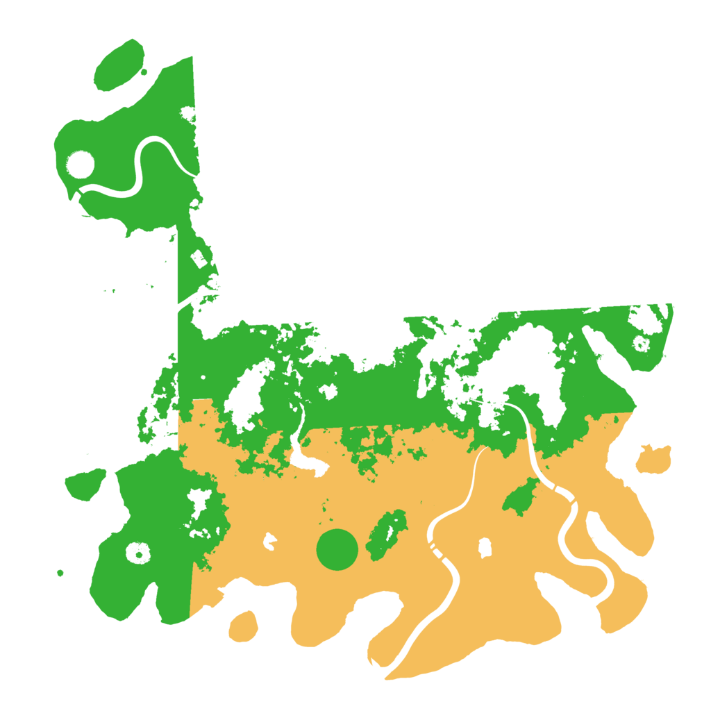 Biome Rust Map: Procedural Map, Size: 4500, Seed: 251662959
