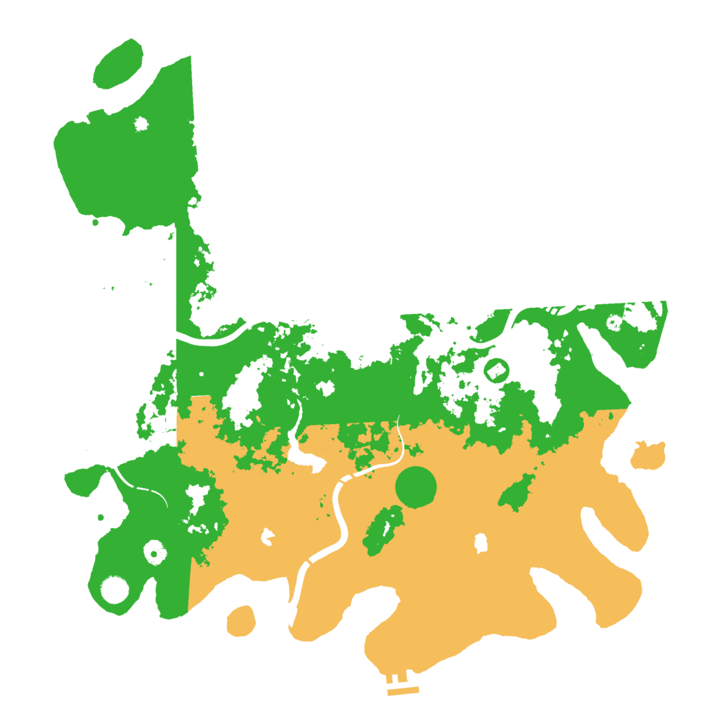 Biome Rust Map: Procedural Map, Size: 4500, Seed: 251662959