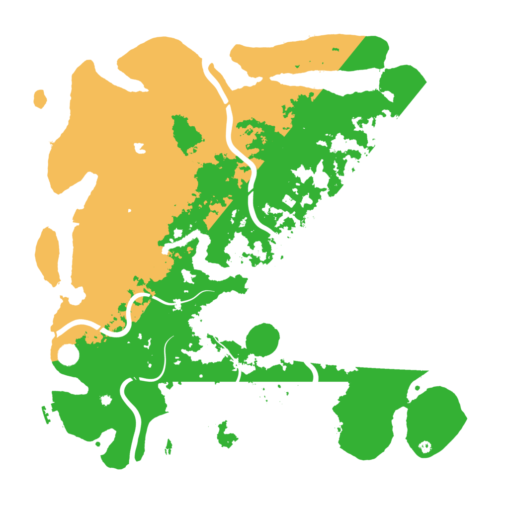 Biome Rust Map: Procedural Map, Size: 4250, Seed: 117789937