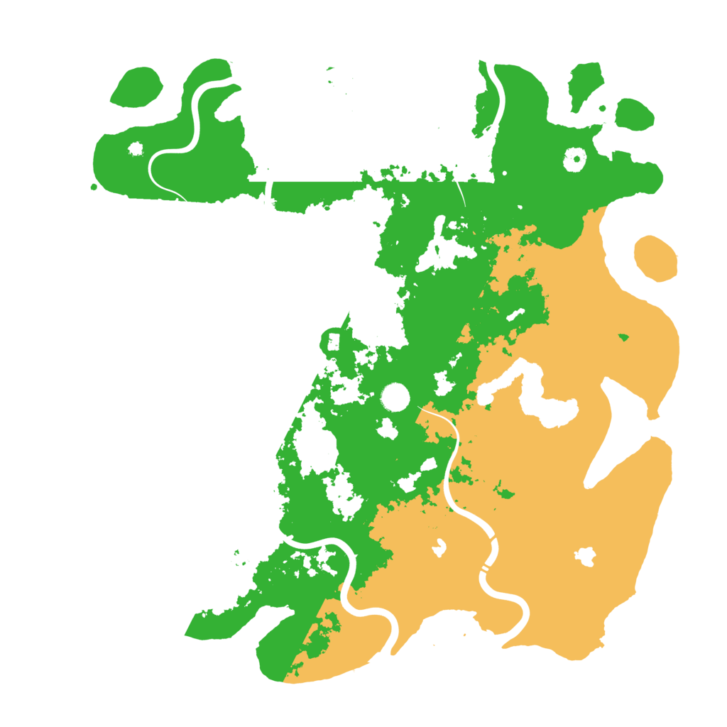 Biome Rust Map: Procedural Map, Size: 4500, Seed: 1239389648